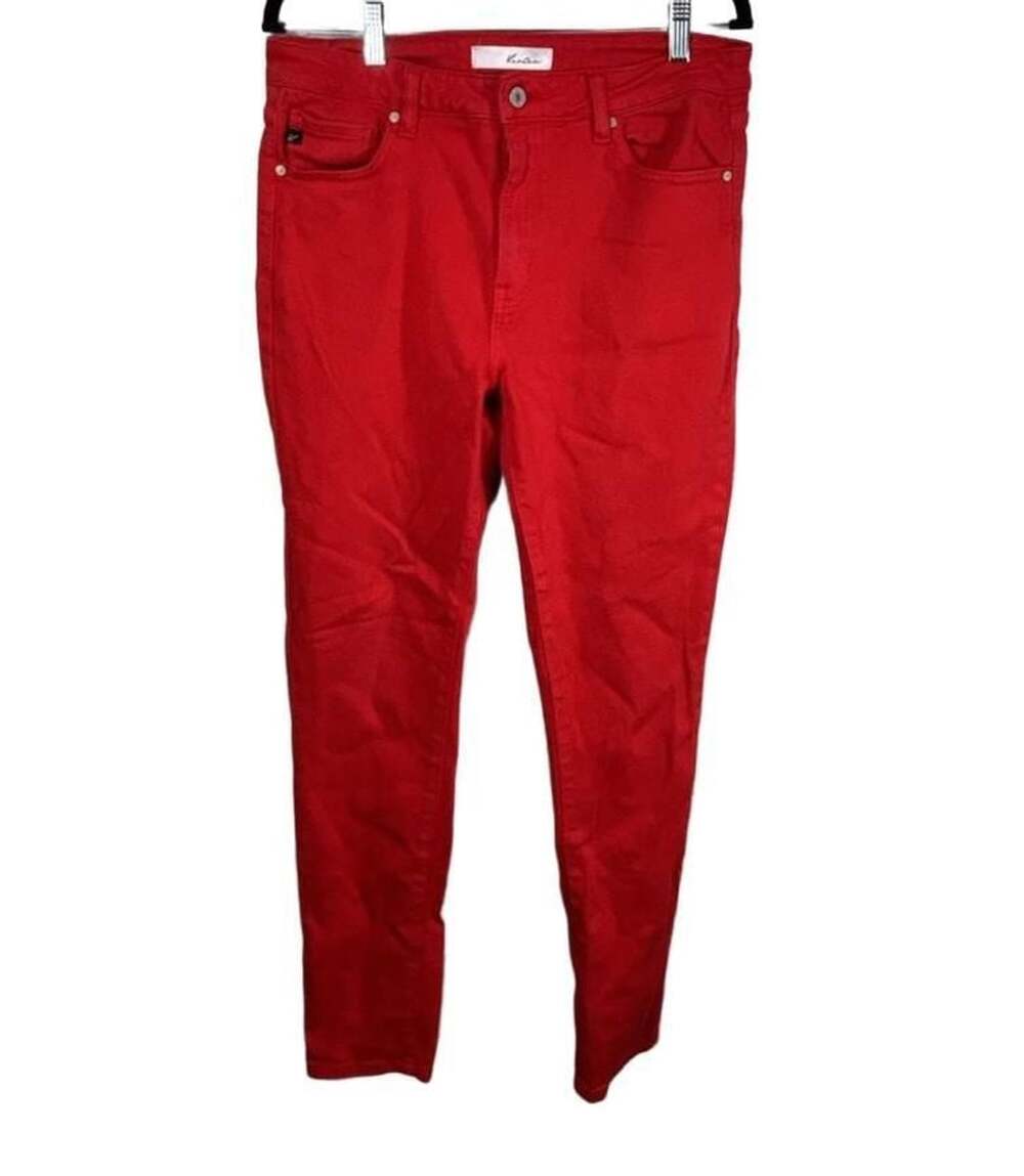 KanCan Women's Red Skinny Jeans Size 15/31
